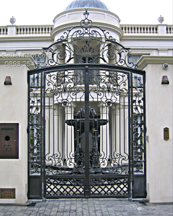 cửa cổng sắt